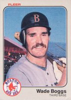 1983 Fleer #179 Wade Boggs Baseball Card