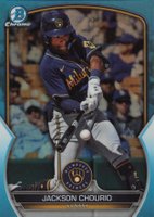 2023 Bowman Draft #BDC156 Jackson Chourio Chrome-Sky Blue Baseball Card