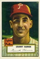 1952 Topps #221 Granny Hamner Baseball Card