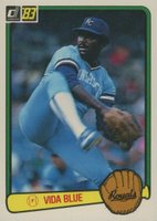 1983 Donruss #34 Vida Blue Baseball Card