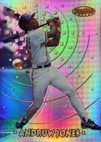 1997 Bowman's Best Preview #BBP15 Andruw Jones Refractor Baseball Card