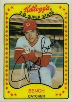 1981 Kellogg's #65 Johnny Bench Baseball Card