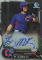 2016 Bowman Chrome Prospects Autographs #BM Billy McKinney Baseball Card