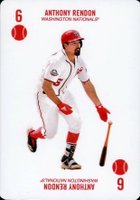 2019 Topps 52-Card Baseball Game # Anthony Rendon 6 of Ball Baseball Card