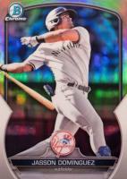 2023 Bowman Chrome Prospects #BCP225 Jasson Dominguez Refractor Baseball Card