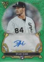 2020 Topps Triple Threads Rookie Autographs #RACDC Dylan Cease Emerald Baseball Card
