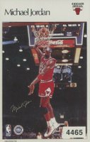 1986 Sports Illustrated Poster Test Sticker #4465 Michael Jordan Basketball Card