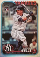 2024 Topps #624 Austin Wells Rainbow Foil Baseball Card