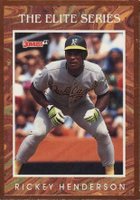 1991 Donruss Elite #7 Rickey Henderson Baseball Card