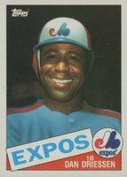 1985 Topps #285 Dan Driessen Baseball Card