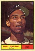 1961 Topps #251 Bill Bruton Baseball Card