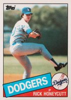 1985 Topps #174 Rick Honeycutt Baseball Card