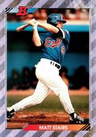 1992 Bowman #602 Matt Stairs Foil Baseball Card