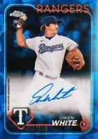 2024 Topps Chrome Sapphire Chrome Sapphire Autographs #CSAOW Owen White Baseball Card