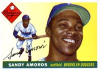 1955 Topps #75 Sandy Amoros Baseball Card