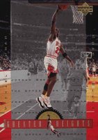1996 Upper Deck Jordan Greater Heights #GH10 Michael Jordan Basketball Card