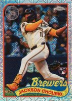 2024 Topps Silver Pack 1989 Chrome Promo #29 Jackson Chourio Update Baseball Card