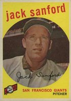 1959 Topps #275 Jack Sanford Baseball Card