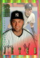 1998 Studio #163 Derek Jeter Gold Press Proof Baseball Card