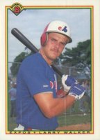 1990 Bowman Tiffany #117 Larry Walker Baseball Card