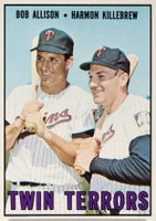 1967 Topps #334 Twin Terrors Baseball Card