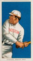 1909 White Borders Polar Bear #456 Tris Speaker Baseball Card