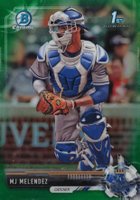 2017 Bowman Draft #BDC172 MJ Melendez Chrome-Green Refractor Baseball Card