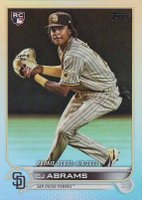 2022 Topps Update #US327 CJ Abrams Rainbow Foil Baseball Card