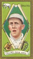 1911 Gold Borders #39 Eddie Collins Mouth open Baseball Card