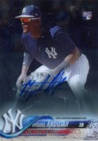 2018 Topps Clearly Authentic #MA Miguel Andujar Autograph Baseball Card