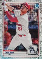 2020 Bowman Chrome Mega Box #BCP106 Dylan Carlson Baseball Card