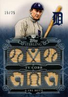 2010 Topps Sterling Sterling Stats Relics Six #SSR73 Ty Cobb 25 Baseball Card