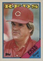 1988 Topps Tiffany #475 Pete Rose Baseball Card