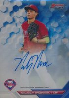2016 Bowman's Best Best of 2016 Autograph #B16MM Mickey Moniak Refractor Baseball Card