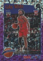 2019 Panini Hoops Premium Stock #295 Coby White Purple Disco Basketball Card