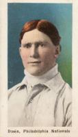 1910 Sporting Life # Red Dooin Blue Background Baseball Card