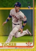 2019 Topps #60 Kyle Tucker Running-Yellow Baseball Card