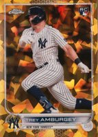 2022 Topps Chrome Sapphire Edition #263 Trey Amburgey Gold Baseball Card