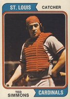 1974 Topps #260 Ted Simmons Baseball Card