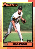 1990 Topps #354 Stan Belinda Baseball Card