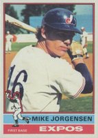 1976 Topps #117 Mike Jorgensen Baseball Card