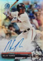 2017 Bowman Draft Chrome Draft Picks Autographs  #CDAHR Heliot Ramos Refractor Baseball Card