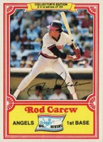 1981 Drake's #2 Rod Carew Baseball Card