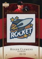 2007 Upper Deck Premier Stitchings #PS-49 Roger Clemens 35 Baseball Card
