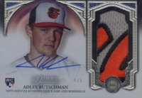 2023 Topps Dynasty Autographed Patch #DAPARU3 Adley Rutschman Silver Baseball Card