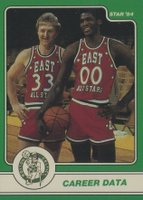 1984 Star Larry Bird #16 Career Data Basketball Card