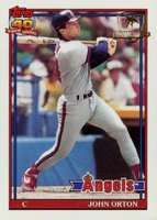 1991 Topps Desert Shield #176 John Orton Baseball Card