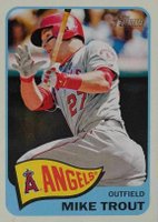 2014 Topps Heritage  #250 Mike Trout Batting Baseball Card
