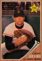 1962 Topps #377 Johnny Orsino Baseball Card