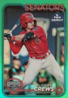 2024 Topps Pro Debut #PD128 Dylan Crews Green Foil Baseball Card